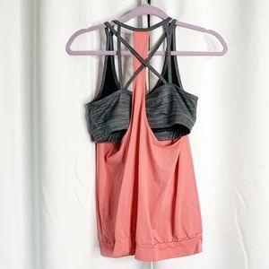 Maurices Tops - Maurices in motion M peach gray workout tank Maurices Tops - Maurices in motion M peach gray workout tank
